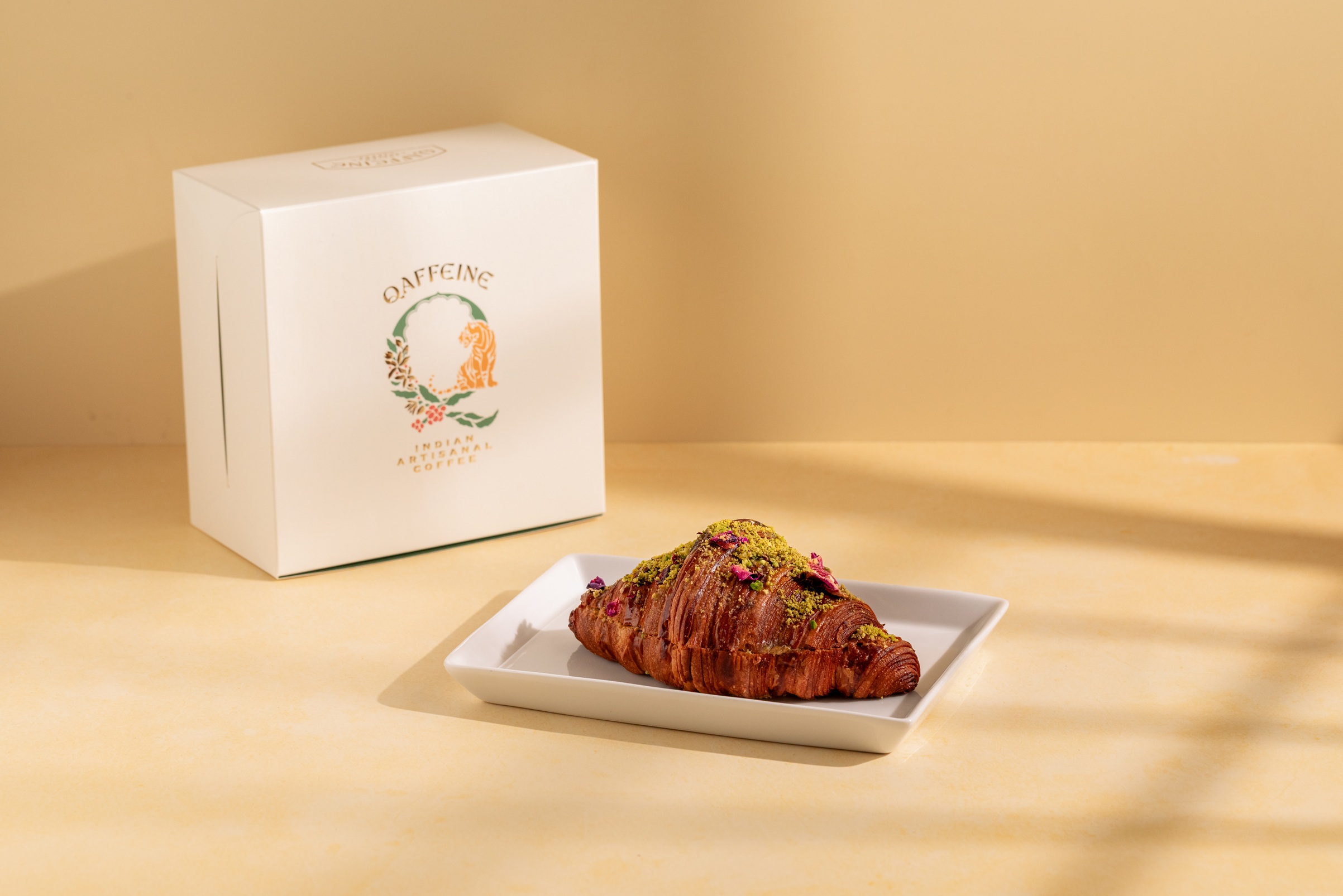 Pistachio Rose Croissant