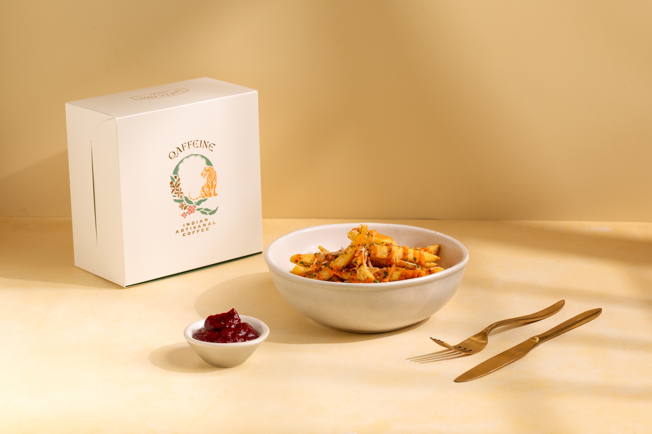 Sriracha cheese fries